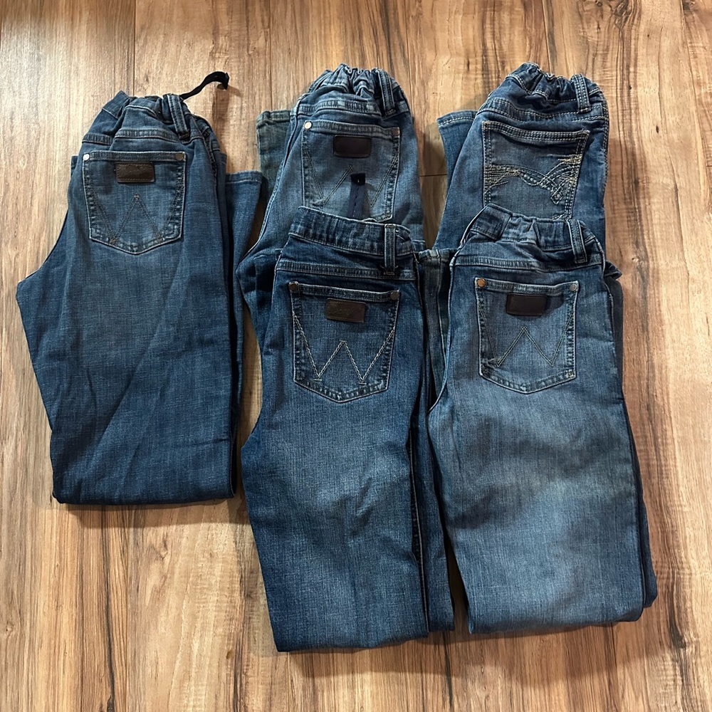 Boys wrangler jeans size 16 and 14